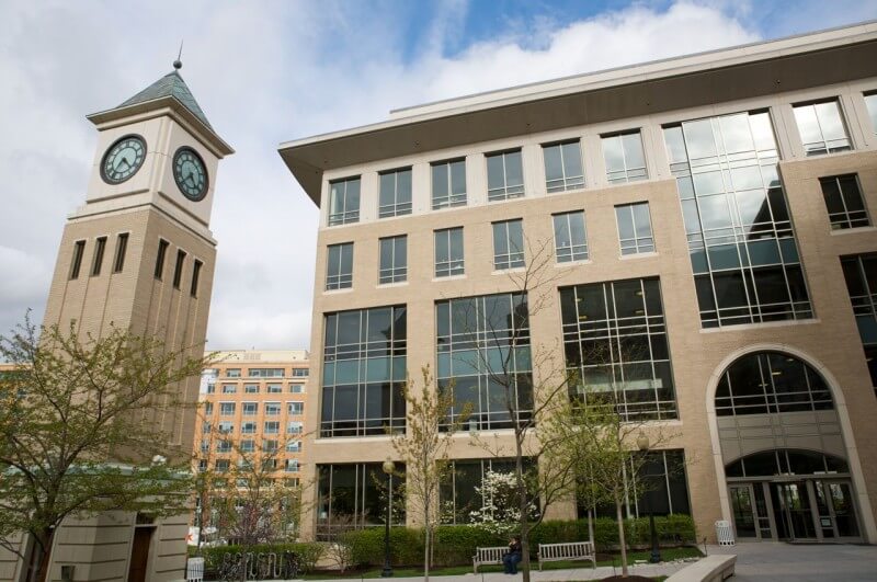 Georgetown Law School Campus, Spring 2011.