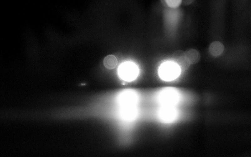 car at night