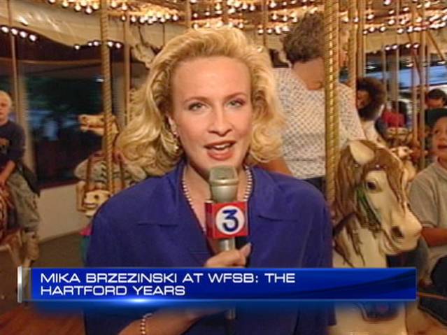 Mika Brzezinski at WFSB in 1992