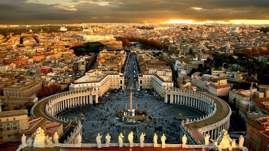 Vatican City, the world's least populated city.