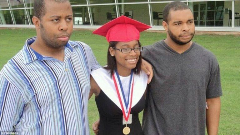 Micah X. Johnson with sister Nicole