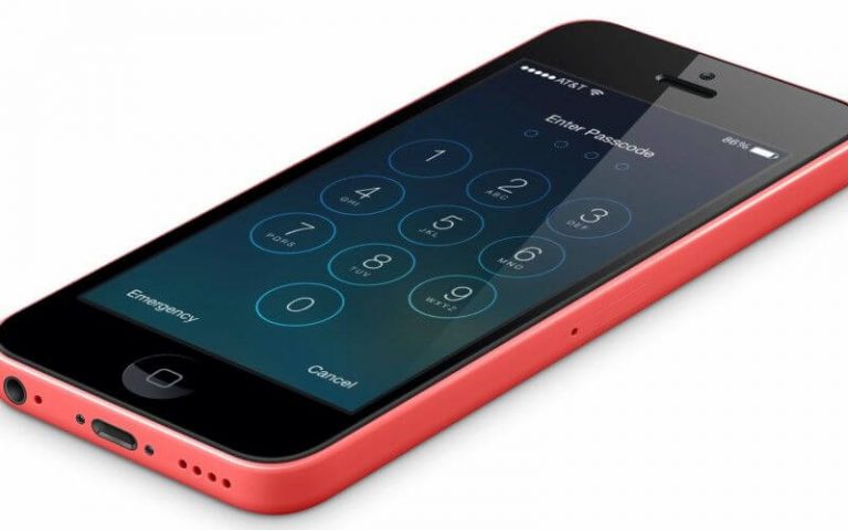 locked iPhone 5C