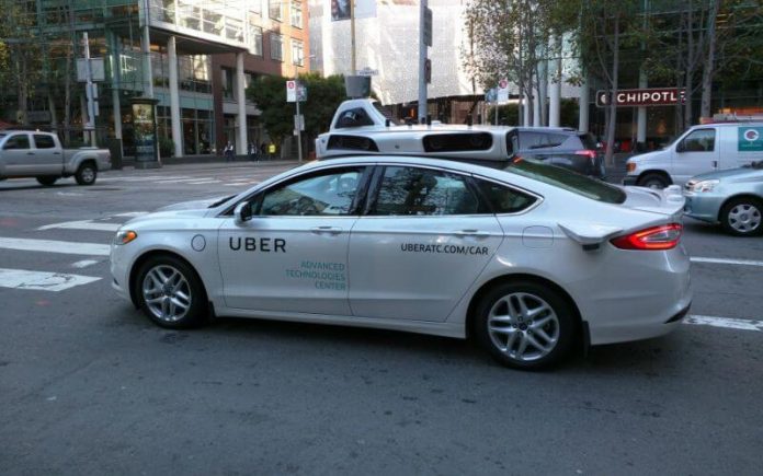 Uber self-driving car