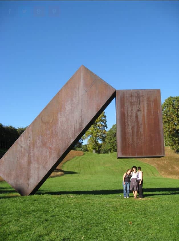 "Suspended" Statue