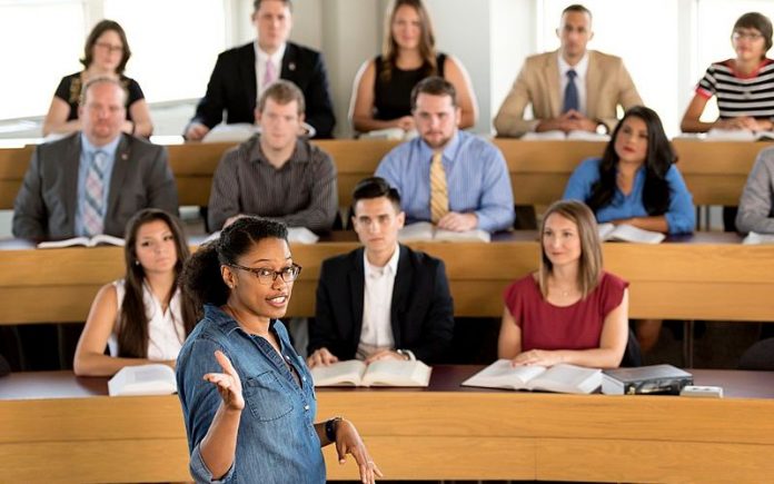 law school classroom