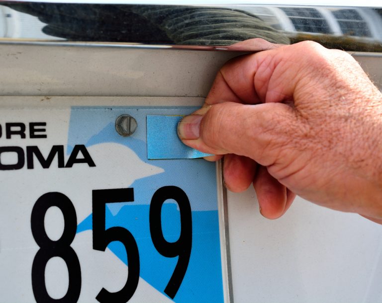 license plate