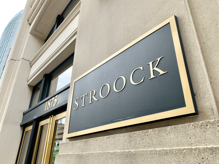 Stroock Pursues Merger Agreement as a Preemptive Measure against Potential Challenges Stroock Pursues Merger Agreement as a Preemptive Measure against Potential Challenges