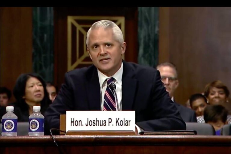 U.S. Senate Confirms Judge Joshua Kolar to Federal Appeals Court