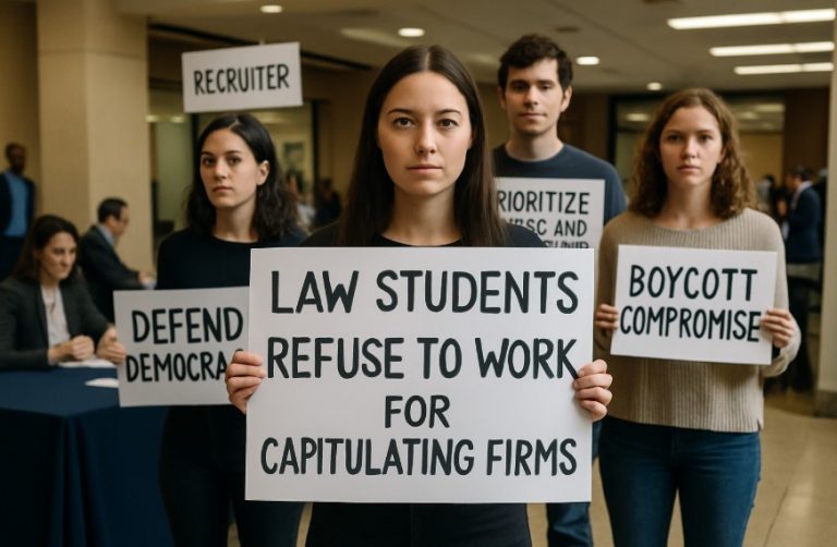 Law Students Are Refusing to Work for Capitulating Firms—And They’re Right
