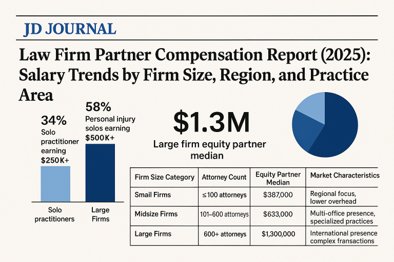 2025 Law Firm Partner Compensation Report: What Partners Really Earn Across the Legal Industry