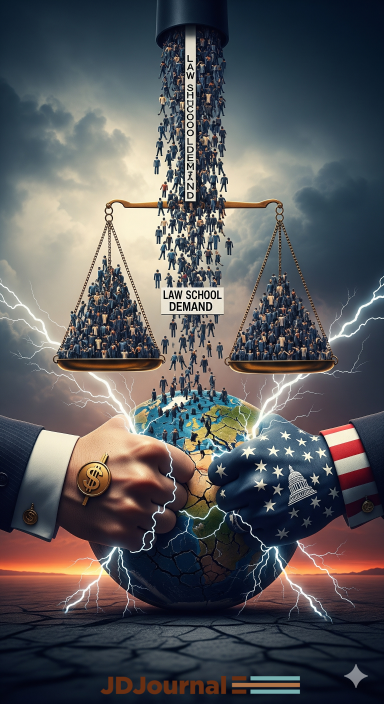 Law School Demand Skyrockets in 2025 Amid Political and Economic Pressures